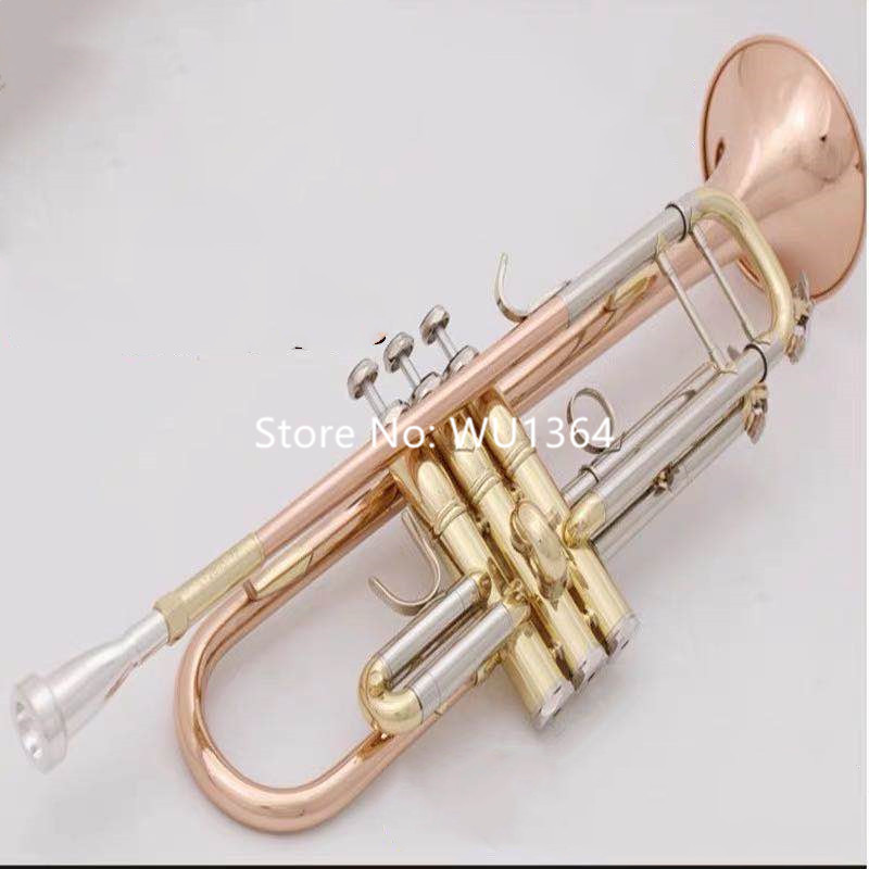 Hot Selling Brand Bach LT180S-39 Trumpet Bb Brass Musical instrument Professional with Case Accessories Free Shipping-image-535302744