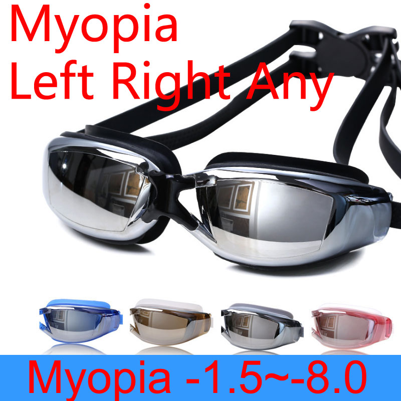 

Swimming Glasses Myopia for Men Women Anti Fog Professional Adults Prescription Waterproof Swim Pool Eyewear Optical Diving Goggles FT106