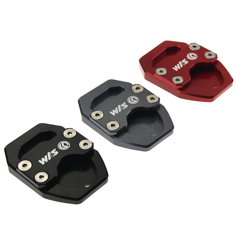

Motorcycle CNC Aluminum Kickstand Extension Plate For SYM CRUISYM300 GTS300i GTS 300i Foot Side bracket Stand Enlarge Pad