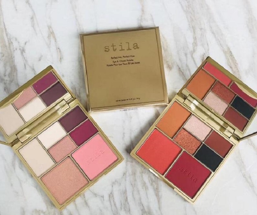 

stila to drop 2 set launching golden yelloweyeshadow palette cosmetics the new 7color eyeshadow free shipping, Multi