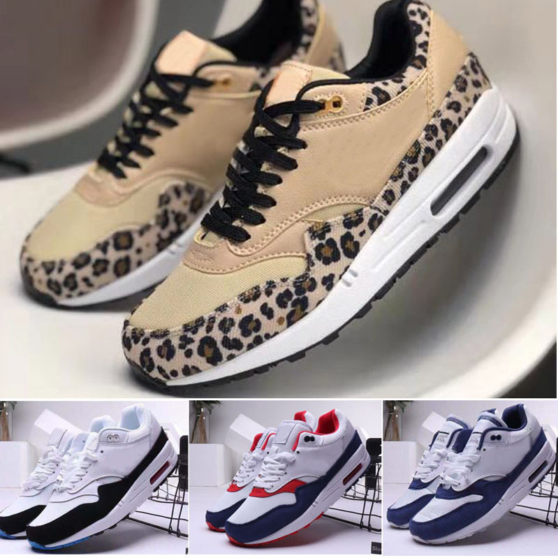 

2020 hot sell Classic Leopard Print PREMIUM PRM Sneaker for Men trainer one 1 air Running Sport Shoes size40-45