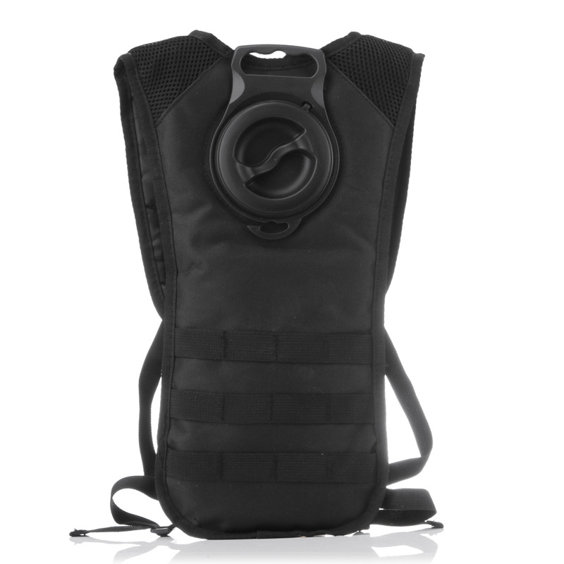 

2.5L Outdoor Backpack Bladder Water Bag Pouch for Hiking Climbing Survival, Black