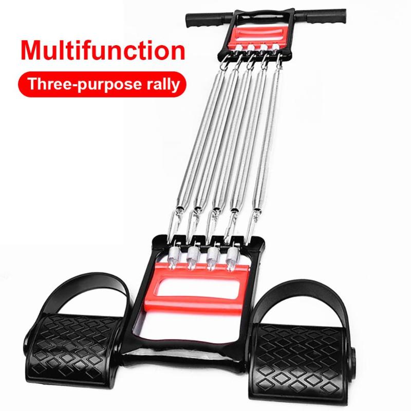 

Footstool Tensioner Chest Expansion Tensioner Five Springs Three-Purpose Multifunction Arm Force Home Fitness Equipmen