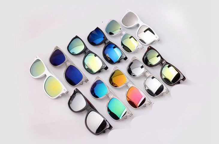 

50PCS brand Classic fashion Men Women sunglasses Travel 2140 sun glasses oculos Gafas male NO lOGO UV400 Factory Price color mixed