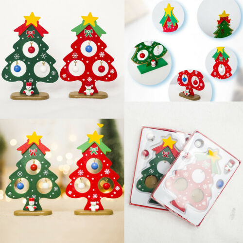 

Christmas Wooden Christmas Tree Minil Hanging Decor Ornaments Home Decoration