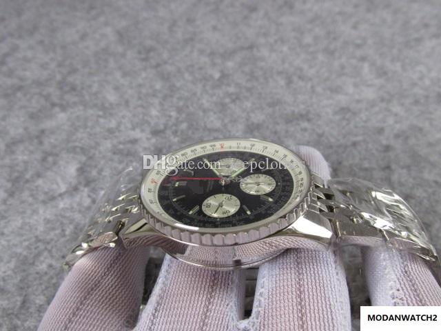 

43mm sapphire crystal waterproof chrono working AB012012 Chronograph 7750 automatic Valjoux stopwatch men watch mens wristwatch