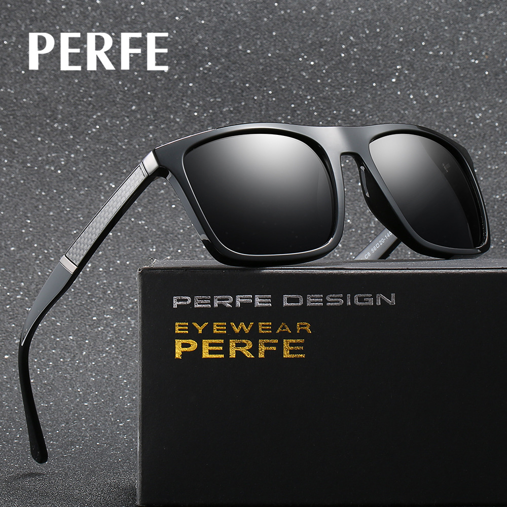 2020 Fashion Designer polarisants lunettes de soleil Nouveau TR90 affaires Lunettes de soleil Cadre pour les hommes Aviator Driving Riding Shades