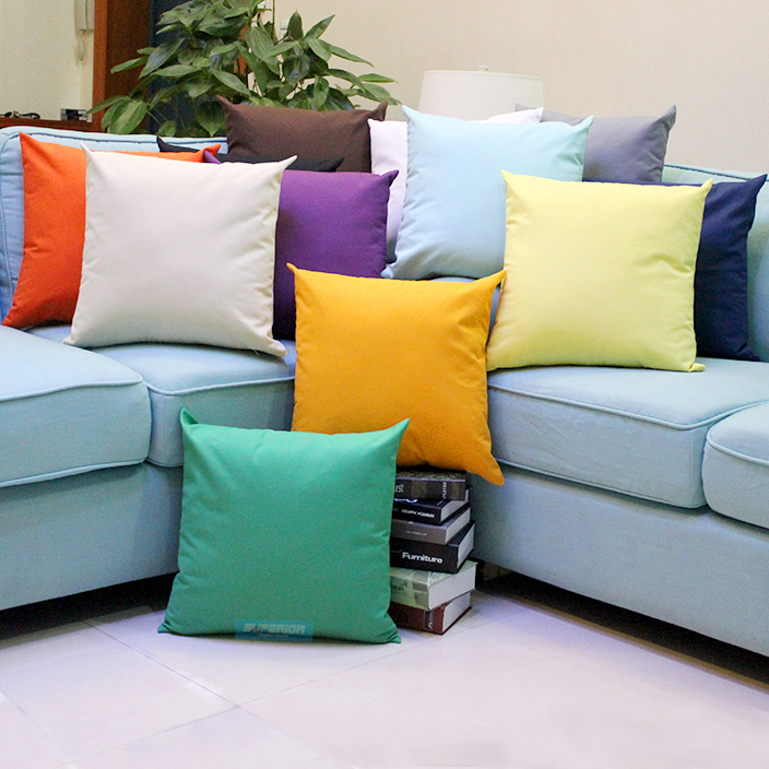 

50pcs All Sizes Plain Dyed 8 oz Cotton Canvas Throw Pillow Case Solid Colors Blank Home Decor Pillow Cover More Than 100 Colors In Stock, Supcc-6 white