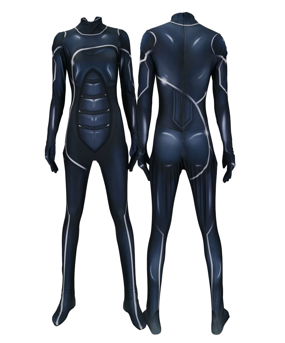 

Black Cat Suit The Heist Version Costume Black Cat Jumpsuits festival Bodysuit halloween costumes for men adult/Kids