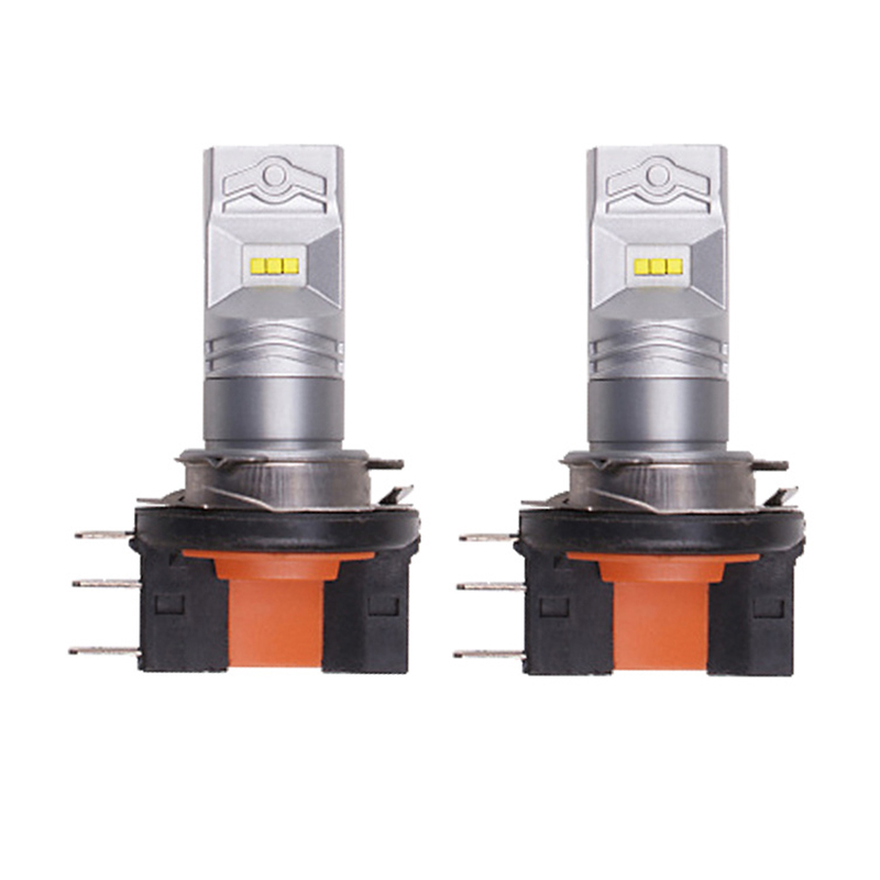 

2pcs LED Fog Lights Auto Headlamps H15 6SMD 80W Canbus Led Front Fog Light CSP 1919 H15 White Light Bulbs Car Lamp