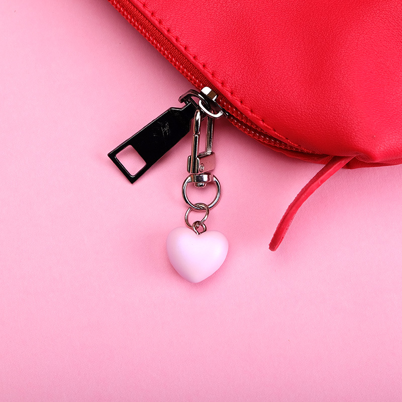 

Resin Heart Keychain Cute Star Bag Charm Woman Key Ring Candy Color Key Holder Acrylic Love Chain Keychains Girl Gifts