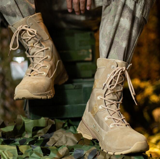 

mens martin boots air permeable tactical military boots foreign trade large light desert boots fitness men yakuda local online store accepted, Brown