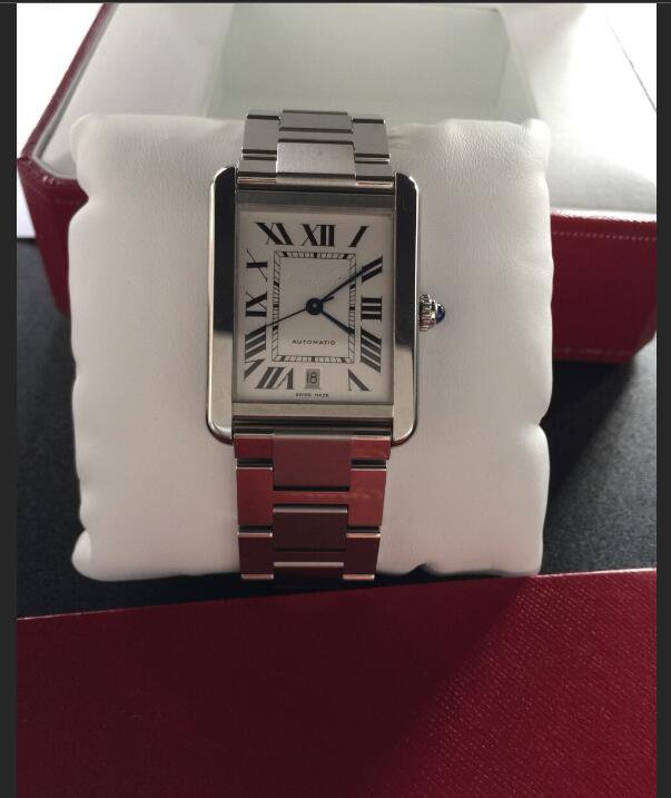 

Hot sell fashion classic men women Automatic movement watch luxury Stainless steel luxury watch Mechanical watch male clock Fashion ca01-2, Black strap