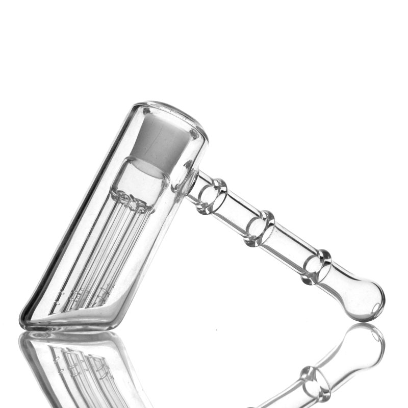 

Hookah Hammer Pipes 5 arm Tree Perc Bubblers Water Pipe Glass Smoking Pipes bowl