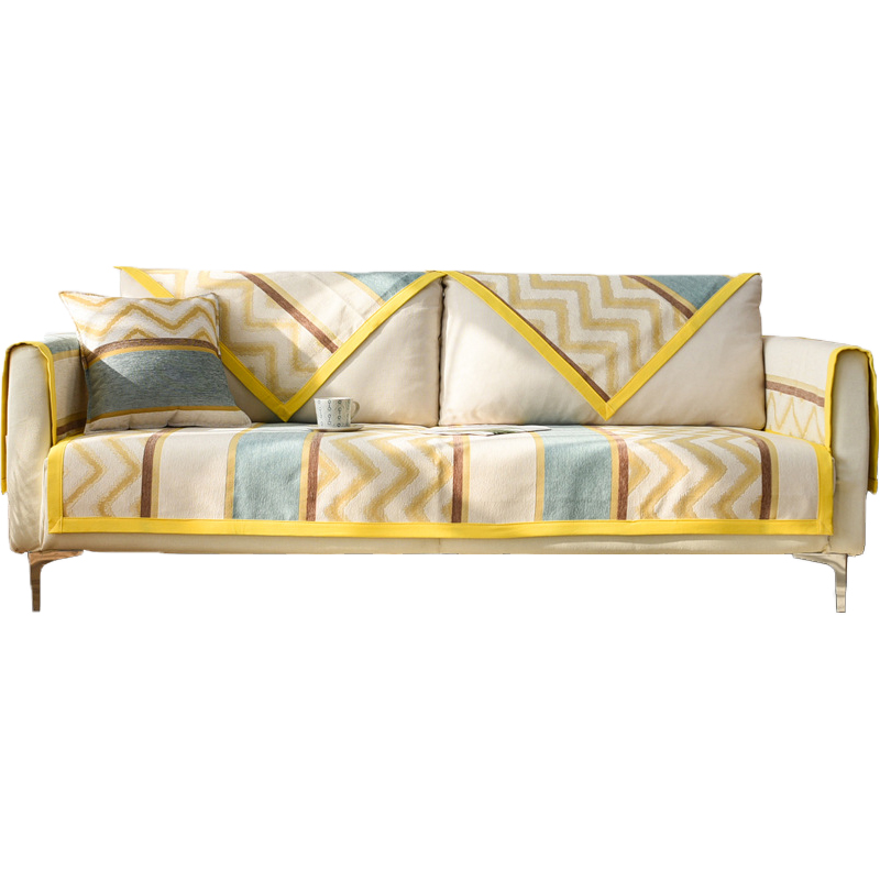 

Printing Sofa Mats Fine Fabric Breathable Cushion Four Seasons General Sofa Cover For Living Room Thin Case Soft Dirt-proof