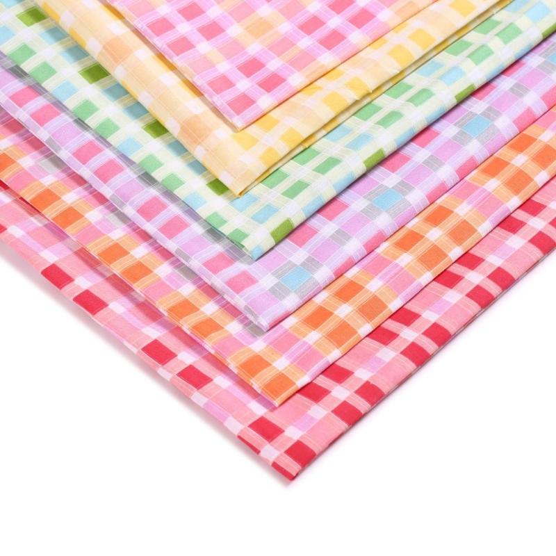 

100x150cm Lattice printing polyester fabric Curtain print Bag and garment fabric tablecloth DIY Handmade cloth art, Red