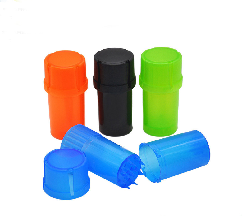 

Multi-function Plastic Tobacco Spice Grinder Herb Grinder Crusher Tobacco Storage Container Tank Case 3parts Smoking Accessories Free Shippi
