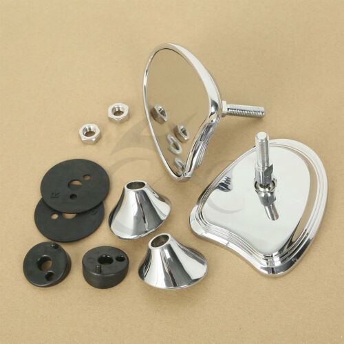 

Motorcycle New Tapered Fairing Mount Mirrors For Touring FLHT FLHX 2014-2020