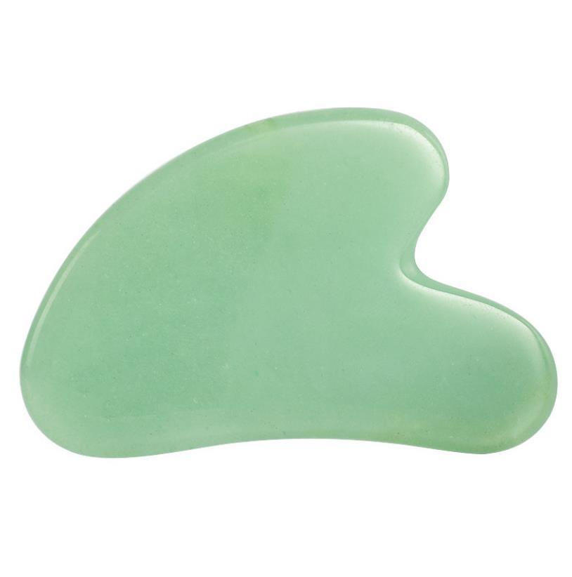 Facial Massager handmade skin tightening anti aging natural guasha scraper jade gua sha scraping massage tool-image-521309726