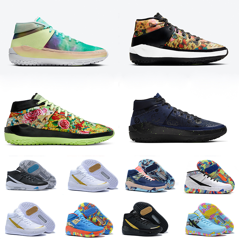 

2020 Mens KD 13 Sneaker Chill Hype Black Blue Basketball Shoes Funk Home Team Black The Planet of Hoops White Kevin Durants XIII KD13, #10