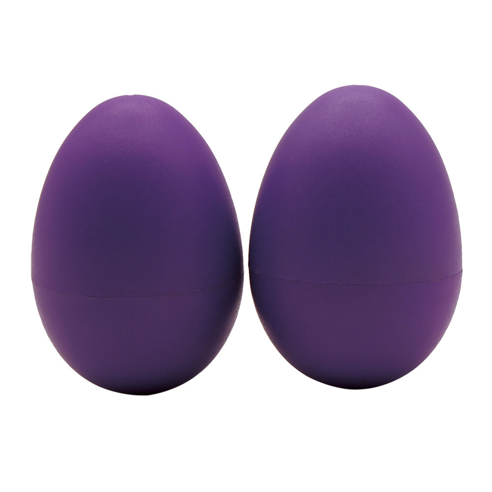 

1 Pair of Purple Plastic Shaker Eggs Percussion Rhythm Musical Instruments