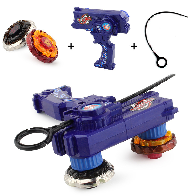 

Beyblades set Metal Fusion Toys Bayblades Burst and Launchers Toy Bey blade Toy with Dual Launchers Hand Spinner Metal Tops Y200703