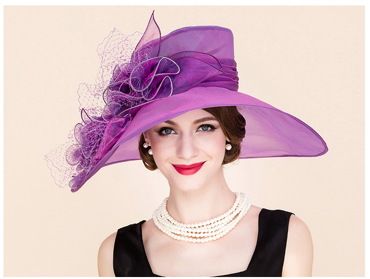 purple hats for women