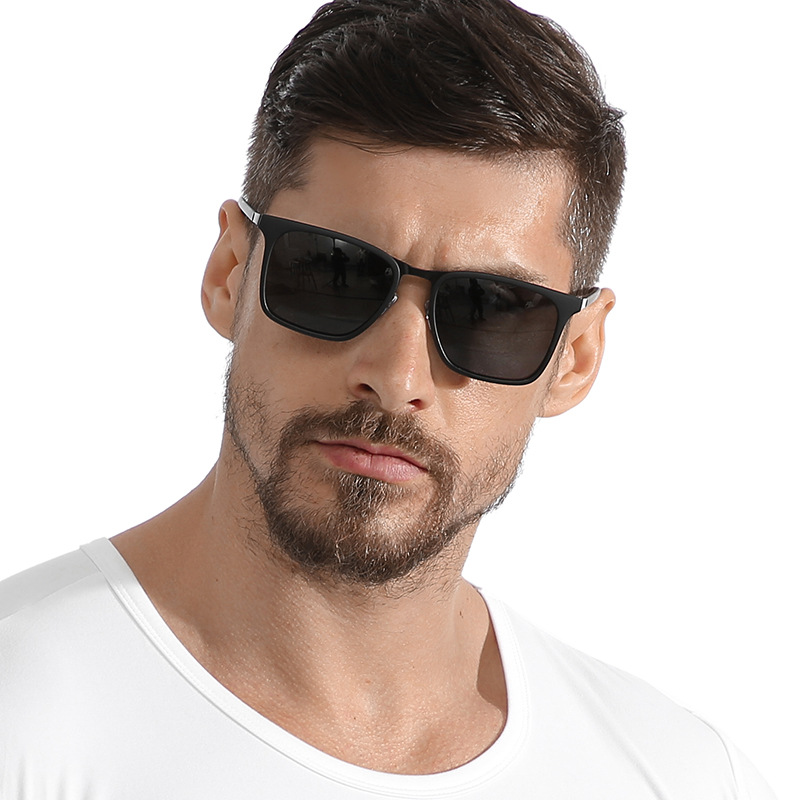 2021 Fashion Designer Men's Polarized Sunglasses New TR90 Sun Glasses Frame For Men Aviator Driving Riding Shades Outdoor Sports