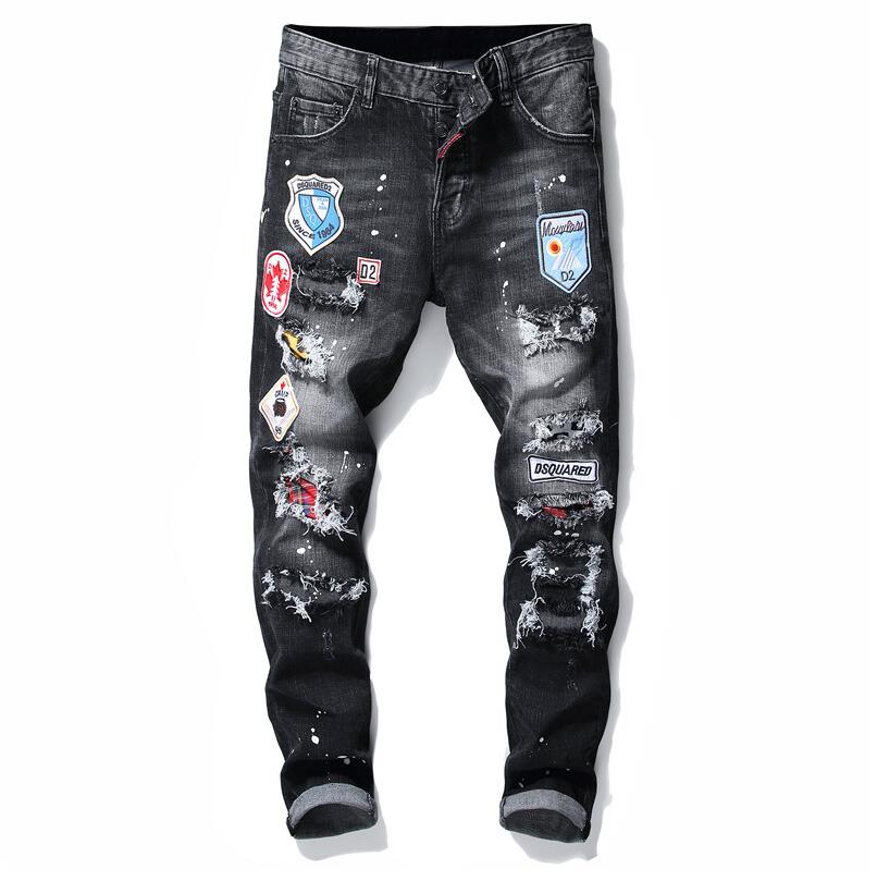 jeans dsquared ecusson