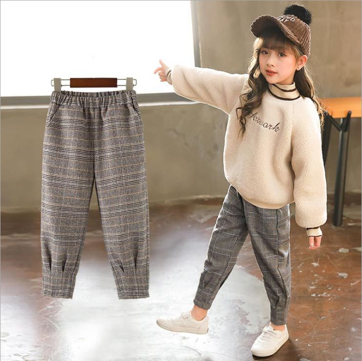 

girl Toddler Baby sweat pants Infant clothes Spring Autumn fashion clothes Cute Bottoming Pants for Christmas New