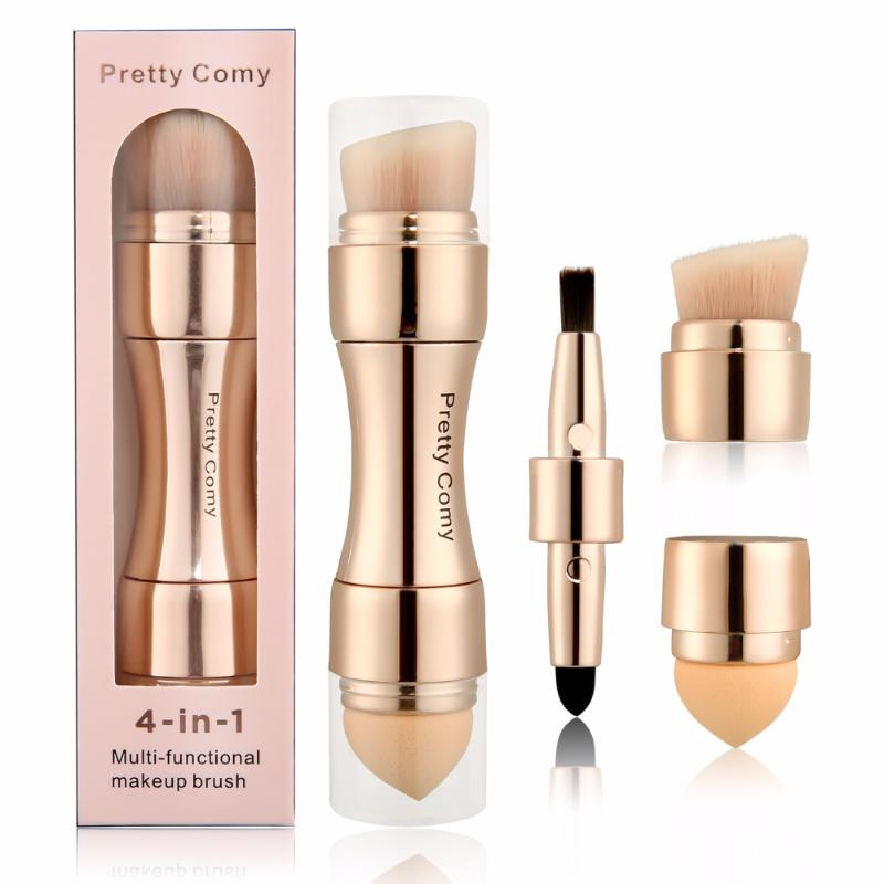 

Makeup Brushes Foundation Eyebrow Shadow 4 In 1 Eyeliner Blush Powder Brush Cosmetic Concealer Professional Maquiagem
