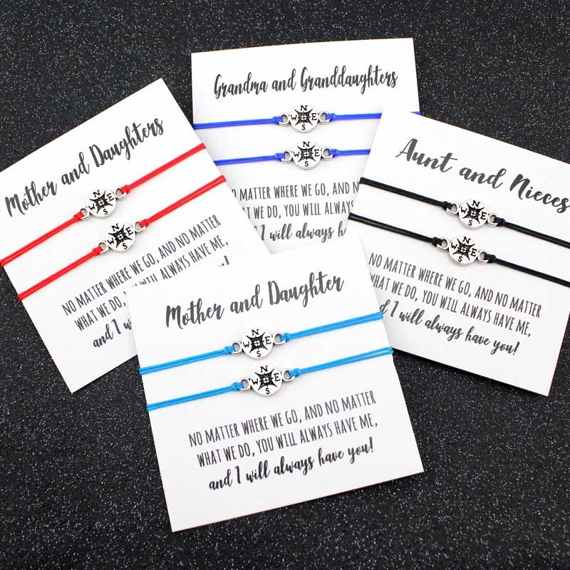 

Compass Sailing Navy Nautical Adjustable Bracelets Antique Silver Charms Women Men Boys Girls Unisex Couple Jewelry Friend Gift