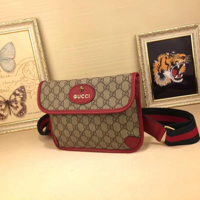 gucci fanny pack yellow and black