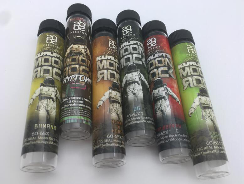Battery Storage Boxes PRESENTS MOONROCK KURUPTS CONE glass Tubes Rolls Tube King Size Preroll Joint