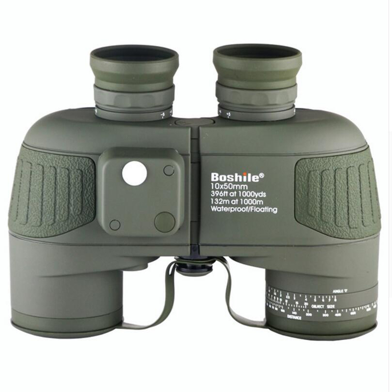 

Boshile binoculars 10x50 Telescopes professional Military Marine binocular with Navigation Compass telescope Lll night vision Eyepiece focusing