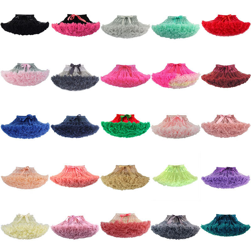 Baby Kids Skirt Ball Gown Tutu Gauze Girls Skirts Halloween Christmas Party Princess Skirts-image-467075569