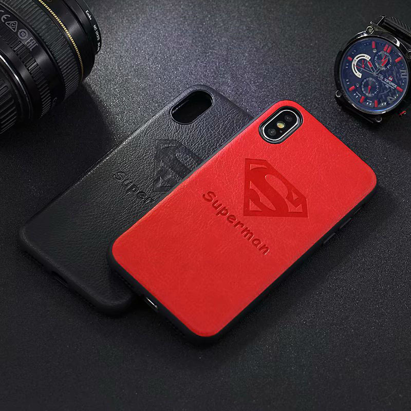 

imprint pattern cases For Iphone 6 7 8 plus XR luxury case curve cover for iphonex xs max models designer phone cover, Black