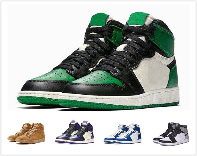 

2019 New Hot Mens 1 High OG Top 3 Basketball Shoes Men 1s PSG God Toe Designer shoes High Quality WA03, Normal size