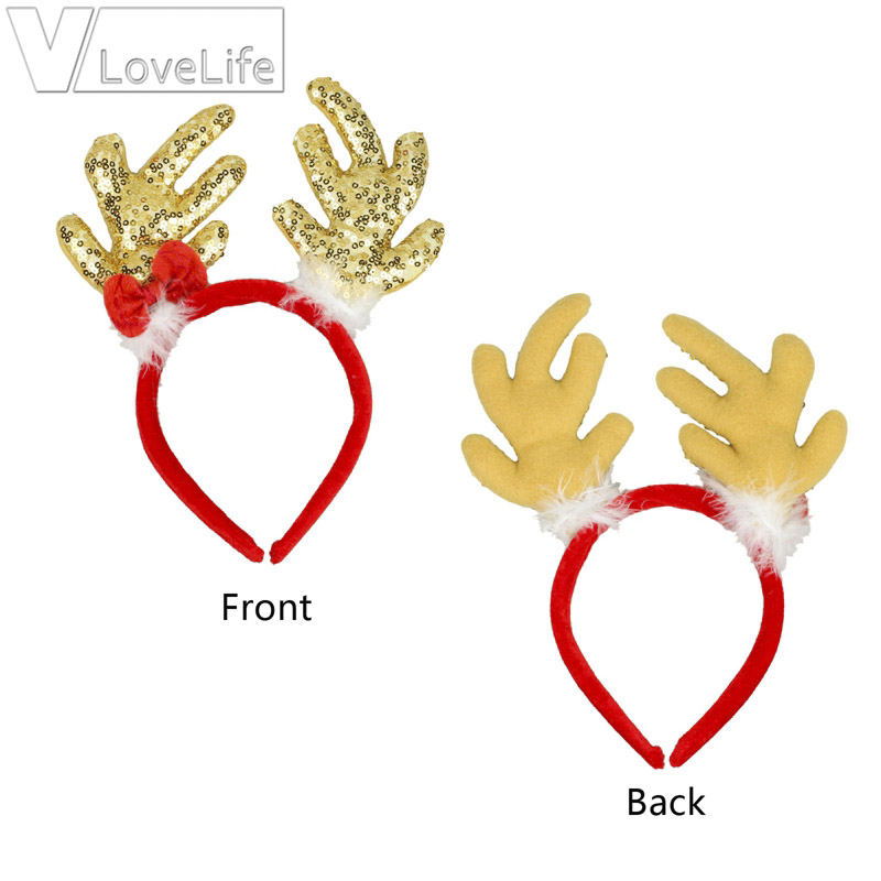 

Christmas Headband Reindeer Antlers Headbands Easter Party Decoration Xmas Supplies Christmas Cute Girl Gift Headband