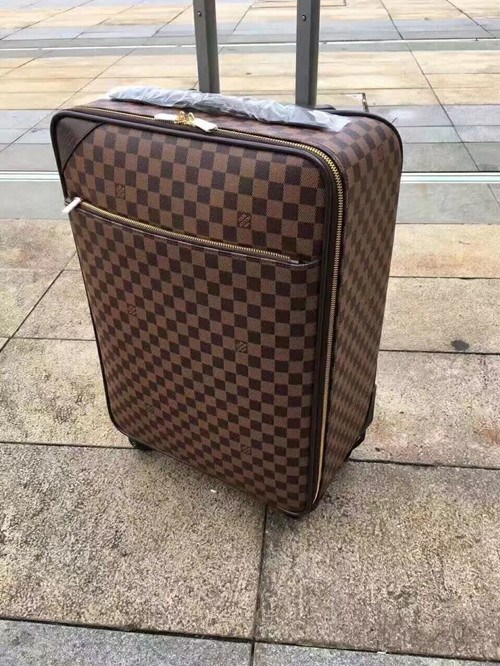 

77777777777777777777777777 luggage high quality four wheels Trolley bag men travel suitcase carry on luggage for women Size: 58cm*37cm*19cm