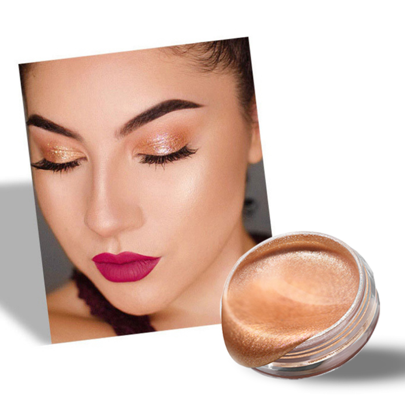 

Long Lasting Glitter Highlight Eyeliner Gel Metallic Glow Liquid Eyeshadow Shimmer Shiny Eye Liner Shadow Easy to Wear eys, Spongestick2