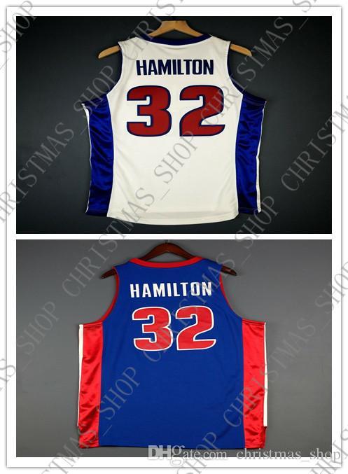 

100% Stitched Richard Hamilton Mitchell Ness 04 Jersey Wholesale Jersey Mens Vest Size XS-6XL Stitched basketball Jerseys Ncaa, White