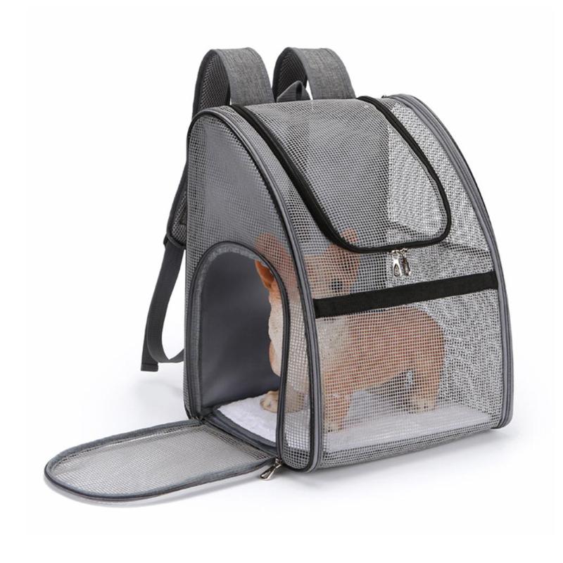 

AsyPets Pet Backpack Dog Cat Breathable Bag with Ventilated Mesh for Outdoor Travel