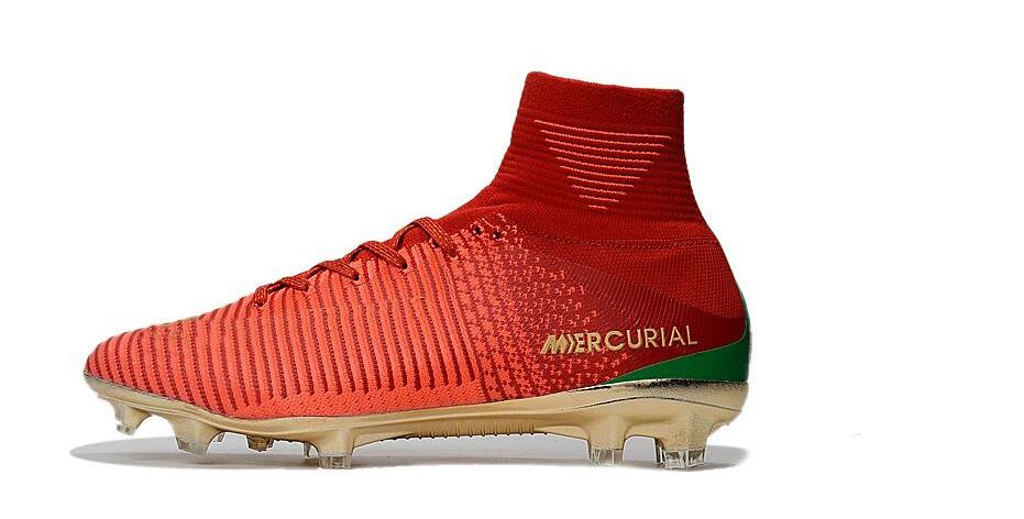 mercurial rojos de bota