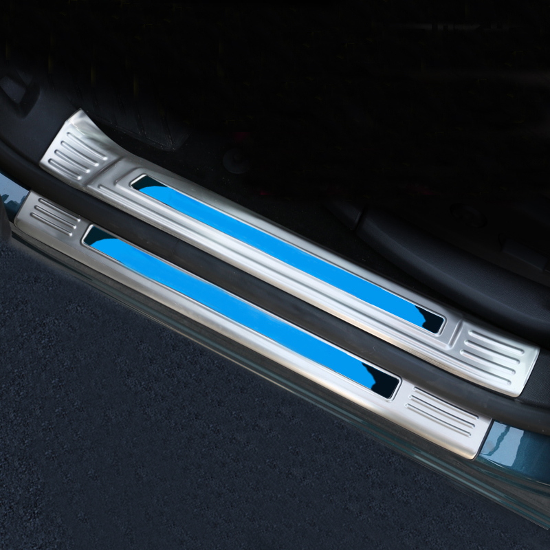 

Lsrtw2017 Stainless Steel Car Door Sill Threshold Strip Trims for 5008 Accessories