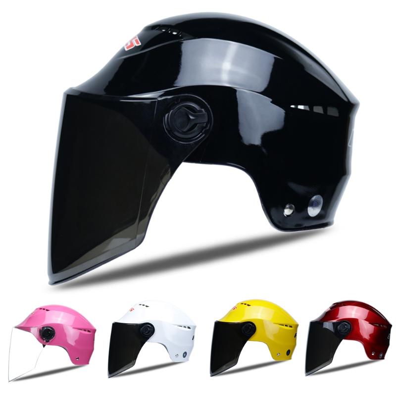 

Motorcycle Helmet Half Face ABS Motorbike Helmet Electric Bicycle Safety Helmets Moto Casque for Women Men Casco Moto