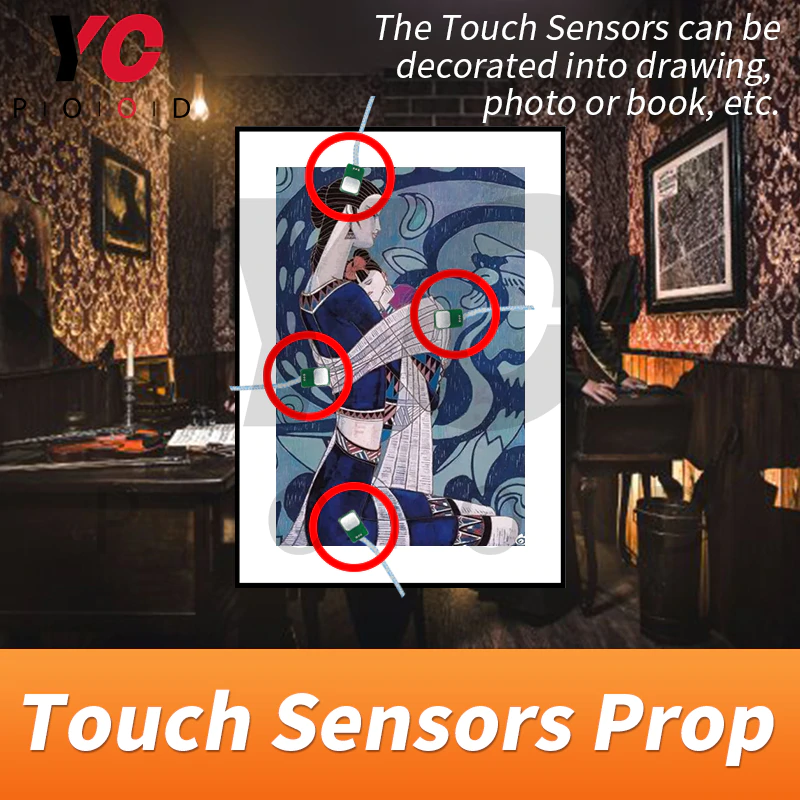 

Touch Sensor Prop Escape Room Touch in Correct Sequence to Unlock Takagism Game Real Life Adventure Game Props Chamber Room
