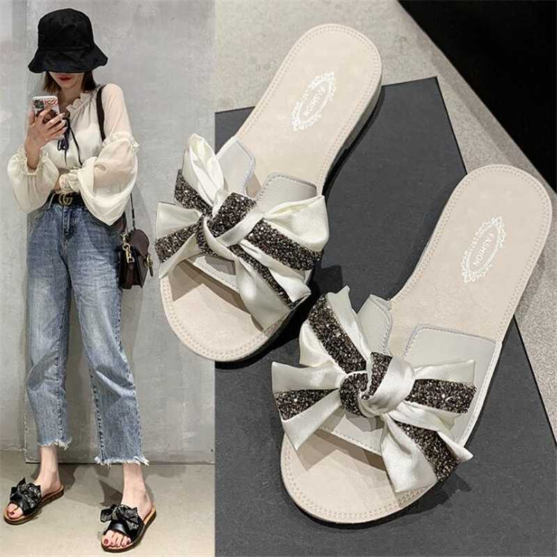 

Women Slippers Flip Flops Slippers Women Summer Shoes Flat Female Ladies Fashion Girl Casual Designers, Beige