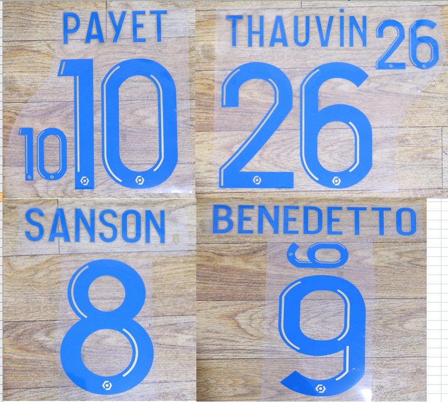

2020 home BENEDETTO PAYET THAUVIN SANSON nameset patch badge