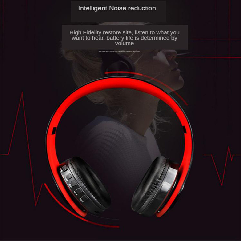 

deep bass over ears foldable adjustable bluetooth headset